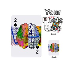 Brain Cerebrum Biology Abstract Playing Cards 54 Designs (Mini)