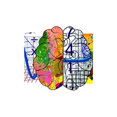 Brain Cerebrum Biology Abstract Shower Curtain 48  x 72  (Small) 