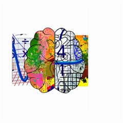 Brain Cerebrum Biology Abstract Large Garden Flag (Two Sides)