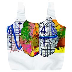 Brain Cerebrum Biology Abstract Full Print Recycle Bag (XXXL)