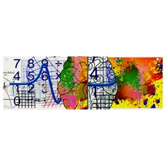 Brain Cerebrum Biology Abstract Banner and Sign 9  x 3 