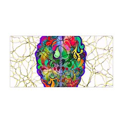 Brain Head Mind Man Silhouette Yoga Headband by Wegoenart