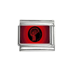 Artificial Intelligence Brain Think Italian Charm (9mm)