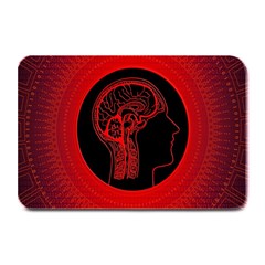 Artificial Intelligence Brain Think Plate Mats by Wegoenart