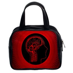 Artificial Intelligence Brain Think Classic Handbag (two Sides) by Wegoenart