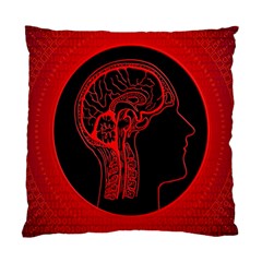 Artificial Intelligence Brain Think Standard Cushion Case (two Sides) by Wegoenart