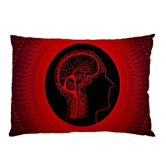 Artificial Intelligence Brain Think Pillow Case by Wegoenart