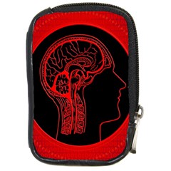 Artificial Intelligence Brain Think Compact Camera Leather Case by Wegoenart