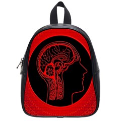 Artificial Intelligence Brain Think School Bag (small) by Wegoenart