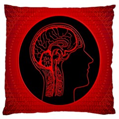 Artificial Intelligence Brain Think Standard Flano Cushion Case (two Sides) by Wegoenart