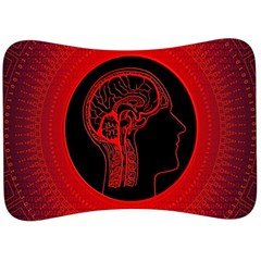 Artificial Intelligence Brain Think Velour Seat Head Rest Cushion by Wegoenart