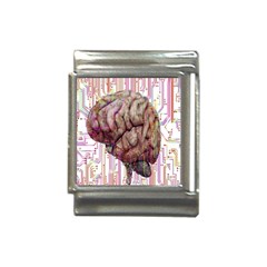 Brain Think Neurons Circuit Italian Charm (13mm) by Wegoenart