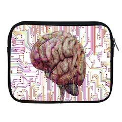 Brain Think Neurons Circuit Apple Ipad 2/3/4 Zipper Cases by Wegoenart