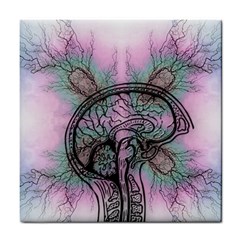 Tourette Syndrome Epilepsy Brain Tile Coaster