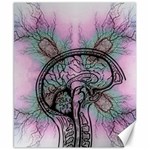 Tourette Syndrome Epilepsy Brain Canvas 8  x 10  8.15 x9.66  Canvas - 1