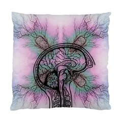 Tourette Syndrome Epilepsy Brain Standard Cushion Case (one Side) by Wegoenart