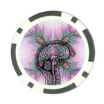 Tourette Syndrome Epilepsy Brain Poker Chip Card Guard (10 pack) Front