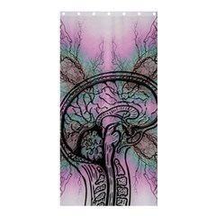 Tourette Syndrome Epilepsy Brain Shower Curtain 36  X 72  (stall)  by Wegoenart