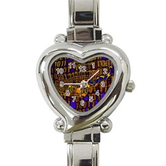 Binary Code Transformation Heart Italian Charm Watch by Wegoenart