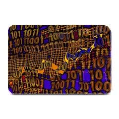 Binary Code Transformation Plate Mats by Wegoenart