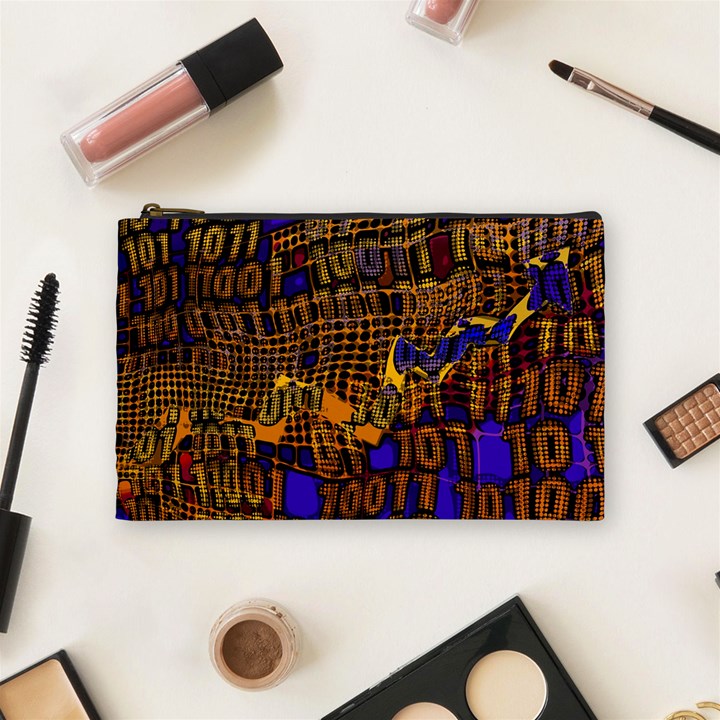 Binary Code Transformation Cosmetic Bag (Medium)