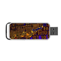 Binary Code Transformation Portable Usb Flash (one Side) by Wegoenart