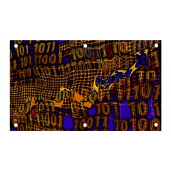 Binary Code Transformation Banner And Sign 5  X 3  by Wegoenart