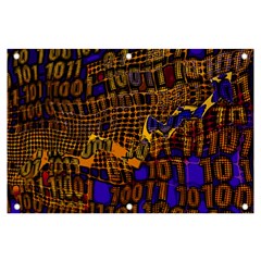 Binary Code Transformation Banner And Sign 6  X 4  by Wegoenart