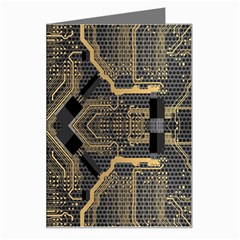 Brain Technology Data Digital Greeting Card