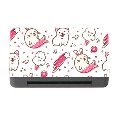 Cute-animals-seamless-pattern-kawaii-doodle-style Memory Card Reader With Cf