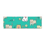 Seamless-pattern-cute-cat-cartoon-with-hand-drawn-style Sticker (Bumper) Front