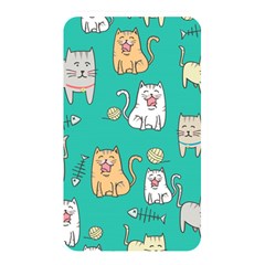 Seamless-pattern-cute-cat-cartoon-with-hand-drawn-style Memory Card Reader (rectangular)