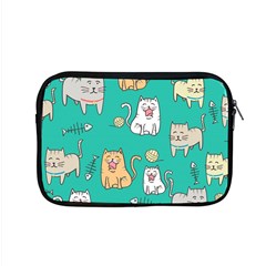 Seamless-pattern-cute-cat-cartoon-with-hand-drawn-style Apple Macbook Pro 15  Zipper Case