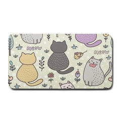 Funny Cartoon Cats Seamless Pattern Medium Bar Mat