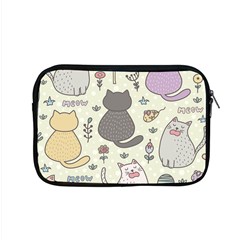 Funny Cartoon Cats Seamless Pattern Apple Macbook Pro 15  Zipper Case