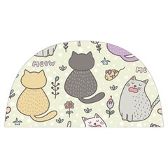 Funny Cartoon Cats Seamless Pattern Anti Scalding Pot Cap