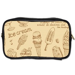 Ice-cream-vintage-pattern Toiletries Bag (two Sides) by Jancukart