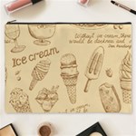 Ice-cream-vintage-pattern Cosmetic Bag (XXXL) Front