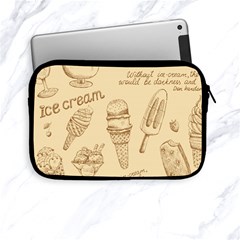 Ice-cream-vintage-pattern Apple Ipad Mini Zipper Cases by Jancukart