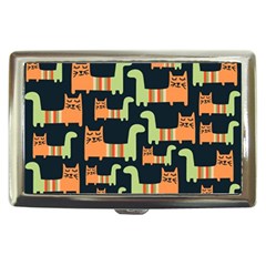 Seamless-pattern-with-cats Cigarette Money Case