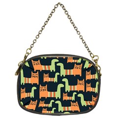 Seamless-pattern-with-cats Chain Purse (two Sides)