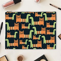 Seamless-pattern-with-cats Cosmetic Bag (xl)