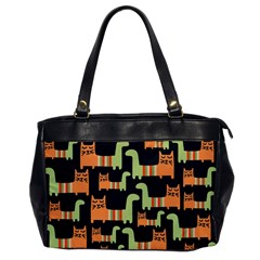 Seamless-pattern-with-cats Oversize Office Handbag