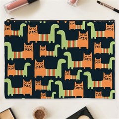 Seamless-pattern-with-cats Cosmetic Bag (xxxl)