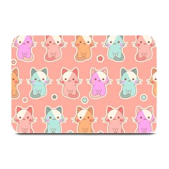 Cute-kawaii-kittens-seamless-pattern Plate Mats