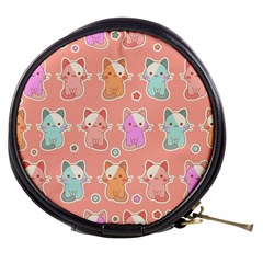 Cute-kawaii-kittens-seamless-pattern Mini Makeup Bag