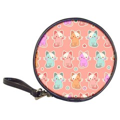 Cute-kawaii-kittens-seamless-pattern Classic 20-CD Wallets