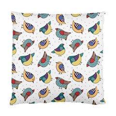 Seamless-pattern-with-hand-drawn-bird-black Standard Cushion Case (one Side)