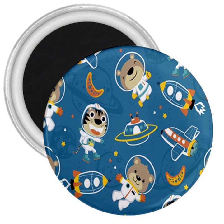 Seamless-pattern-funny-astronaut-outer-space-transportation 3  Magnets