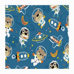 Seamless-pattern-funny-astronaut-outer-space-transportation Medium Glasses Cloth